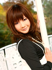 Japanese whore is enjoying the fame of a model photographed
