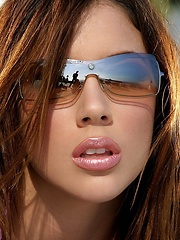Jelena Jensen - Laying out getting sun