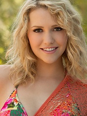 Mia Malkova - undresses outside in the sun