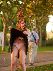 Stella Cox in Portugal Park